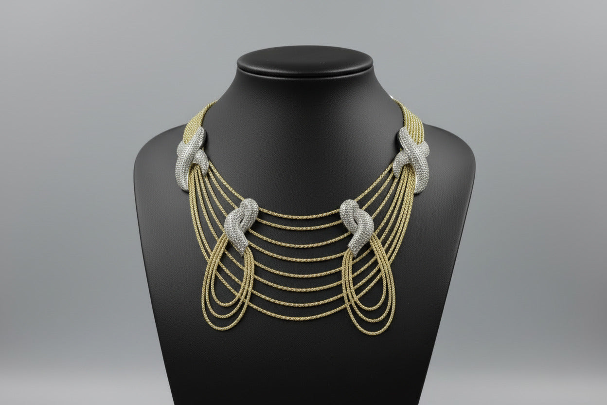 Bentix Brazilian Round Gold and Silver set