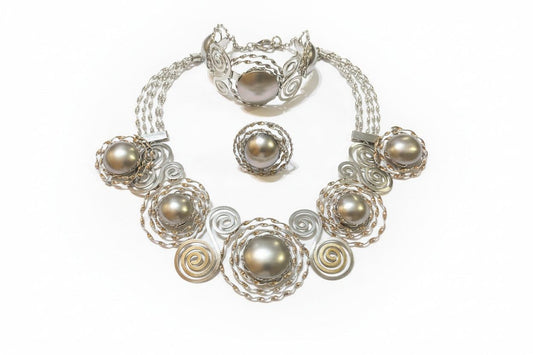 Bentix Brazilian gold plated jewellery set with necklaces, bangles, rings, and earrings showcasing authentic craftsmanship and luxurious finish