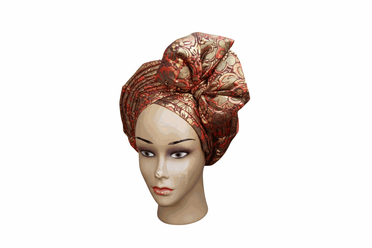 Elegant Bentix Headties crafted with authentic fabrics for traditional celebrations and formal occasions