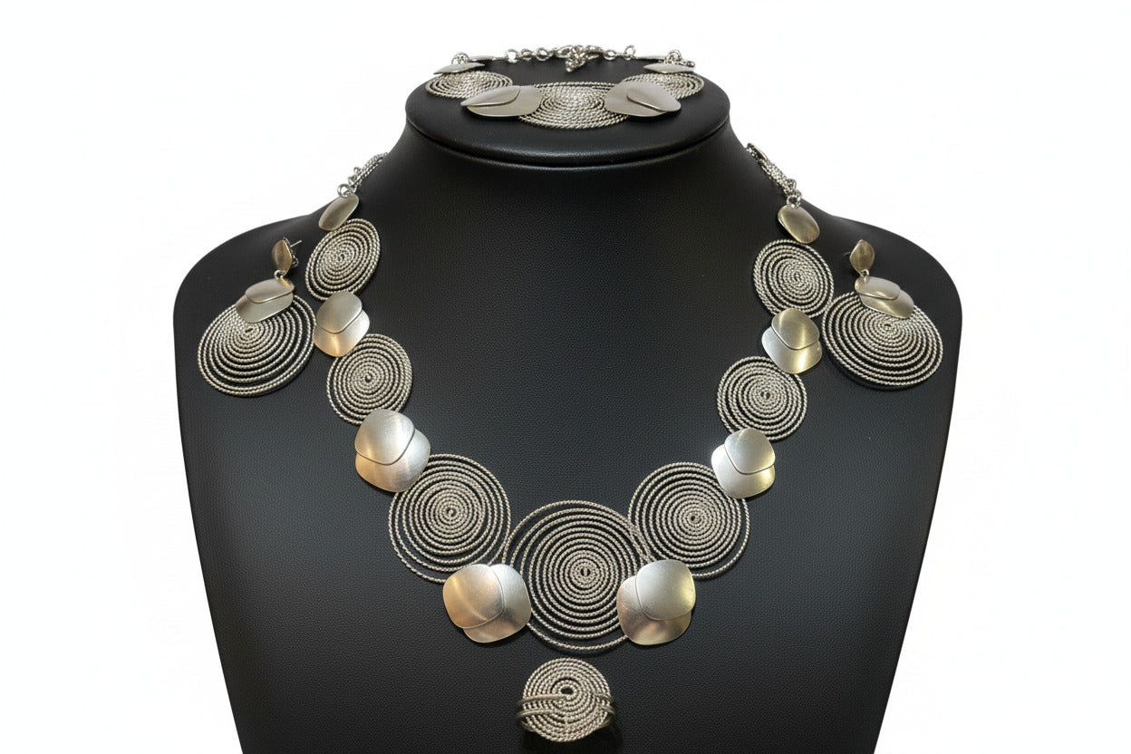 Bentix Brazilian Silver Circular design